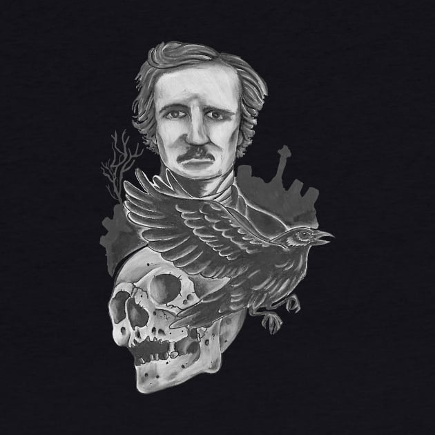 Edgar Allan Poe by JohnKing